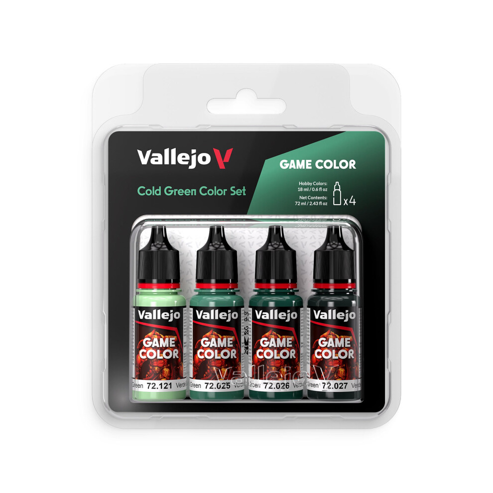 AV Game Color Set - Cold Green Colors (x4)