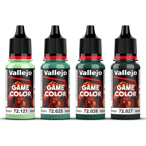 AV Game Color Set - Cold Green Colors (x4) 1