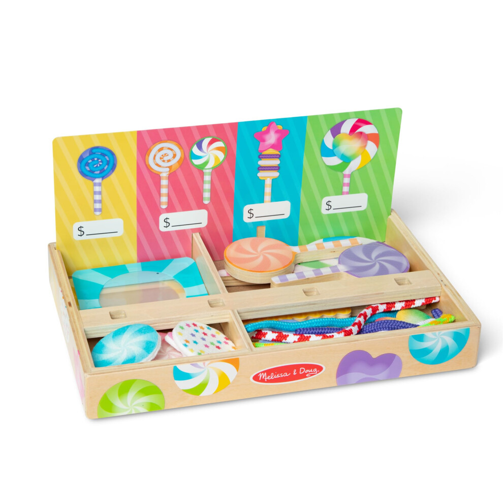 Wooden Lollipop Play Set for Preschool Girls and Boys 3+