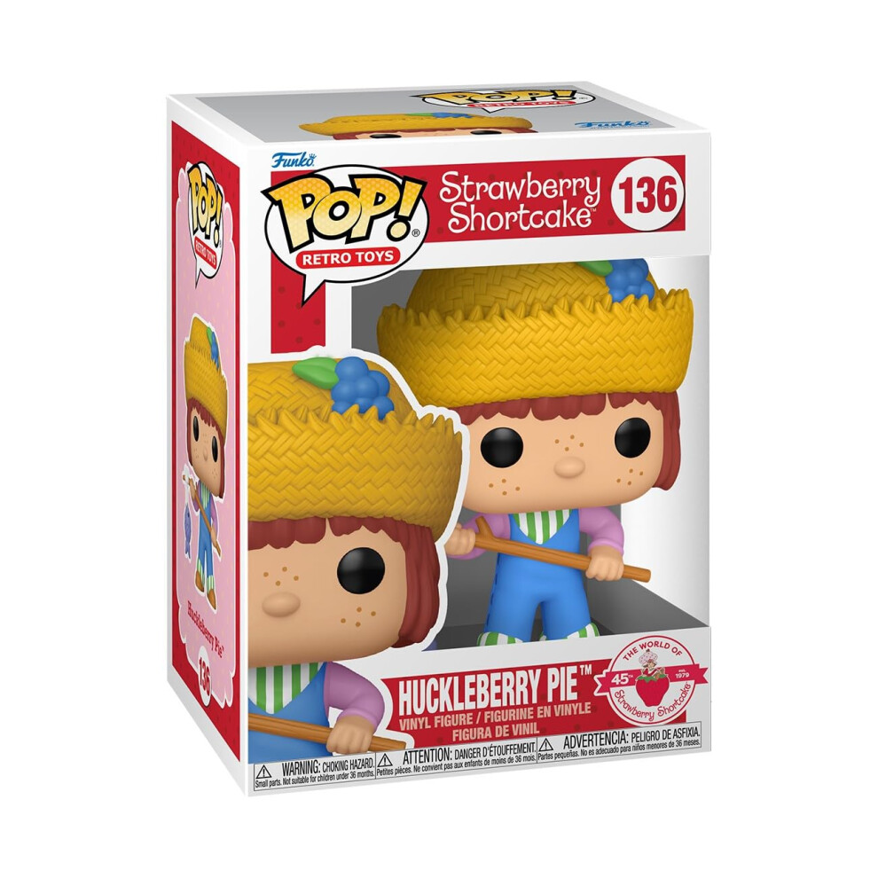 Pop! Retro Toys: Strwb SC - Huckleberry Pie - Strawberry Shortcake - Collectable Vinyl Figure - Gift Idea - Official Merchandise - Toys for Kids &