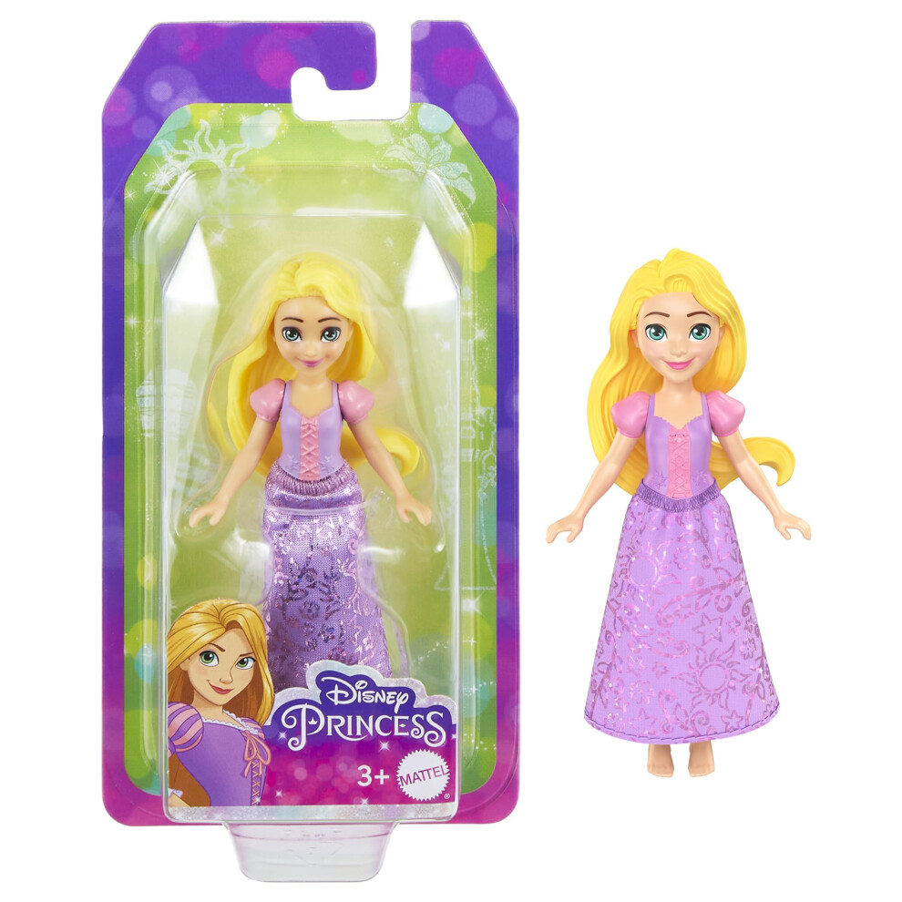 Mattel Disney Princess Rapunzel (9Cm) Small Toy Doll - Hlw70