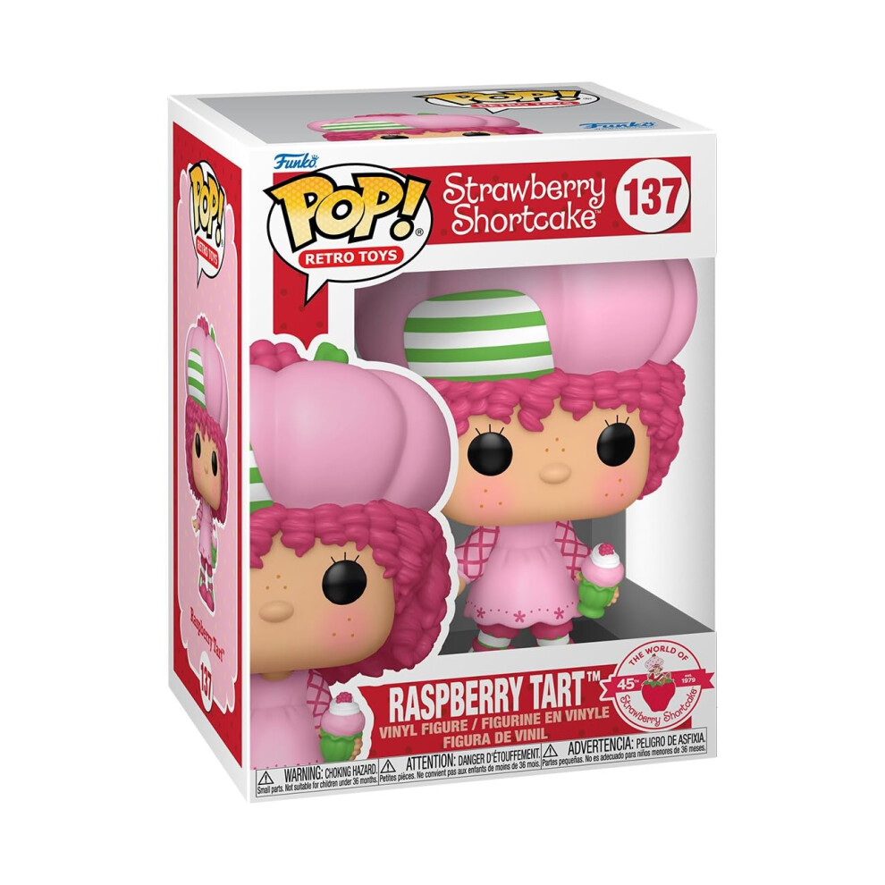 Pop! Retro Toys: Strwb SC - Raspberry Torte Tart - Strawberry Shortcake - Collectable Vinyl Figure - Gift Idea - Official Merchandise - Toys for Kids