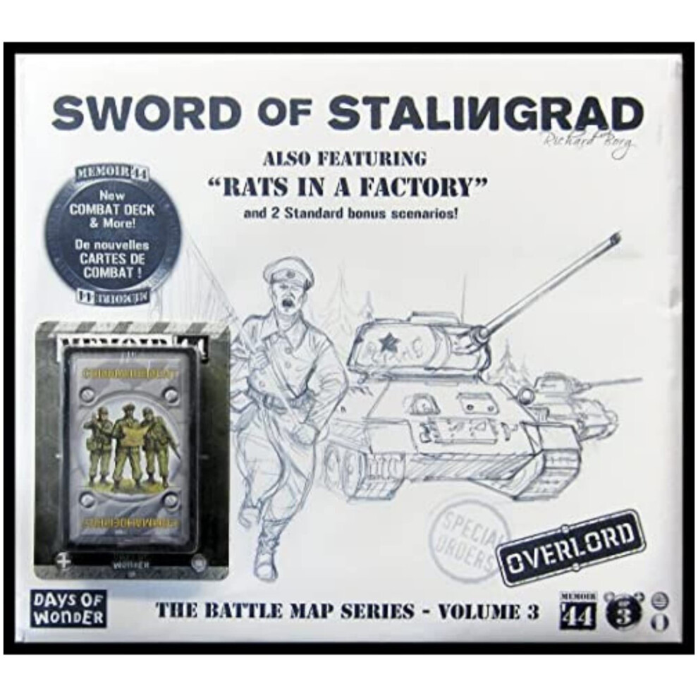 | Memoir '44: Expansion - Sword of Stalingrad | Board Game | 2 Players| Ages 8+ | 90 Minutes Playing Time