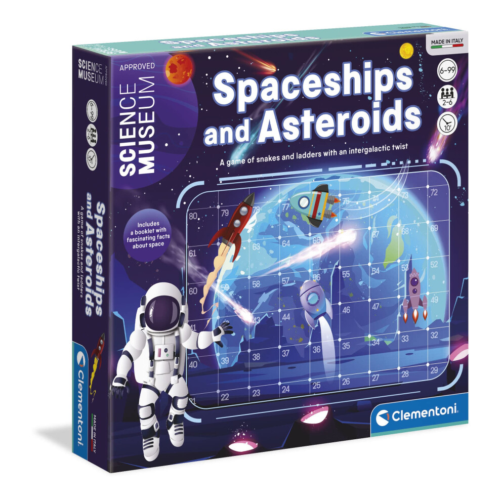 - 61537 - Science Museum - Spaceships And Asteroids - Board Games For 6 Years Olds And Older, Family Games For Teens And Adults, 2-6 Players, Card