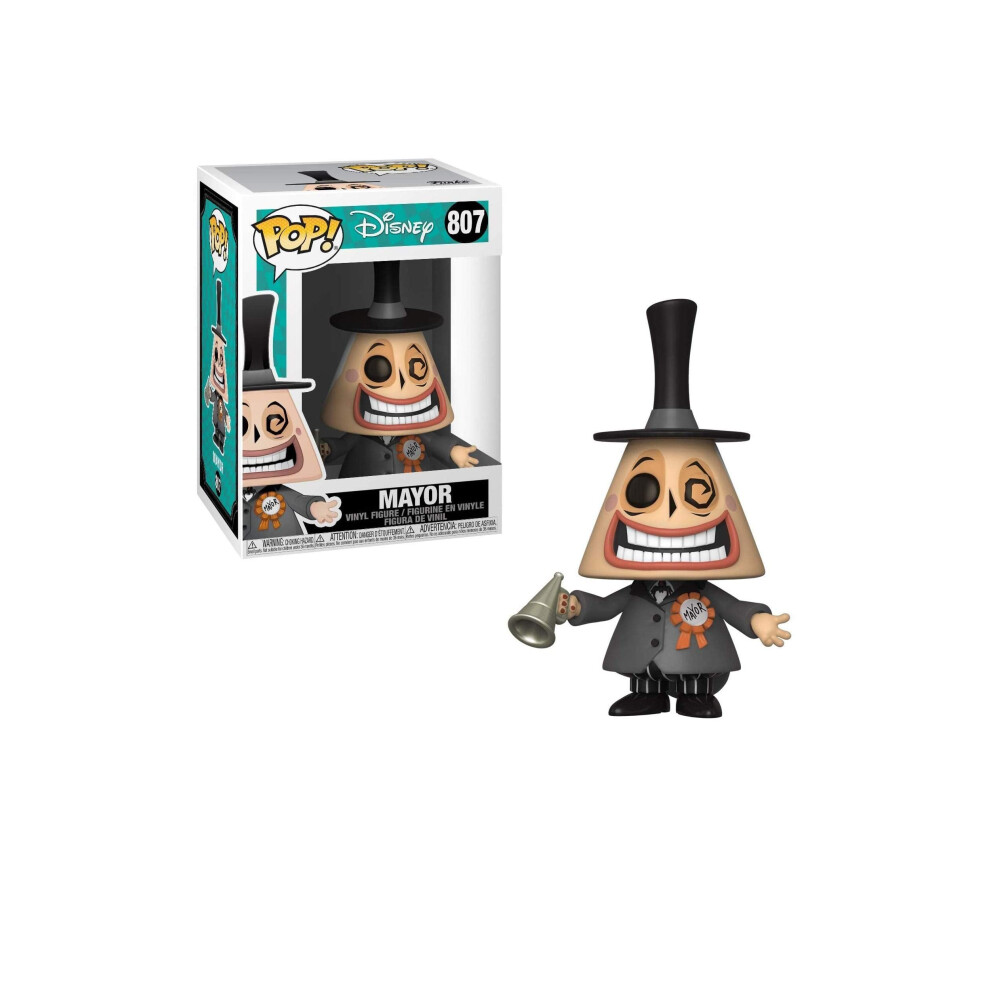 POP! Disney: the Nightmare Before Christmas-Mayor With Megaphone - 1/6 Odds for Rare Chase Variant - Collectable Vinyl Figure - Gift Idea - Official