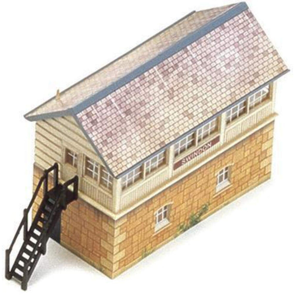 R8005 OO Gauge Signal Box - Model Railway Accessories, Miniature Diorama Scenery for Hornby Train Sets - Lifelike Train Signal Box Model - Scale 1:76