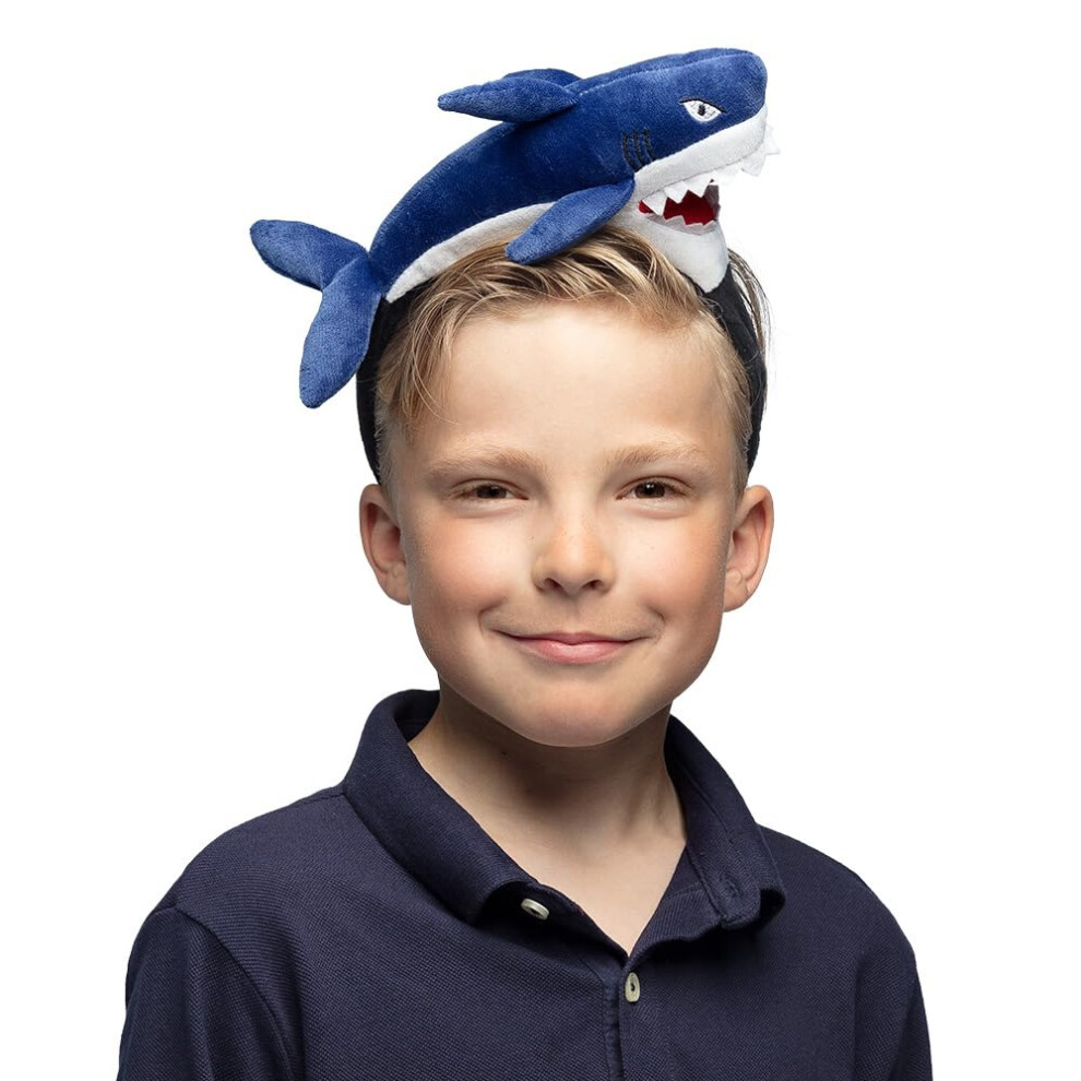 Boland Unisex 99943 Tiara Shark Headband For Fancy Dress Costumes, Carnival And Jga, Costume Accessories