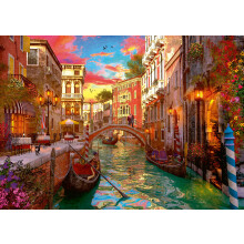 Venice Romance 1000 Piece Jigsaw Puzzles for Adults and Kids Age 12 Years Up - Italy