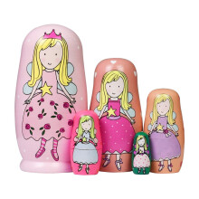 Nesting Dolls for Kids for Kids Xmas Gifts Matryoshka for Boys Girls Wooden Toys Angel