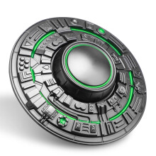 UFO Fidget Spinner Toy, Luminous Spinning Top Cool Gadget Gift For Kids Adults,Spaceship Finger Hand Spinner Fingertip Gyro Metal for Stress Relief,