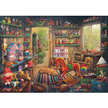 12000576 - Nostalgic Toys - 1000 pieces jigsaw puzzle – Puzzle for adults and kids age 14 years up, retro jigsaw puzzle