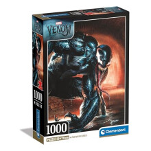 39879 marvel Jigsaw Collection Venom 1000 Pieces-Compact Box, Poster Included, Puzzle for Adults 14-99 Years, Gift for Men/Women, Made in Italy,