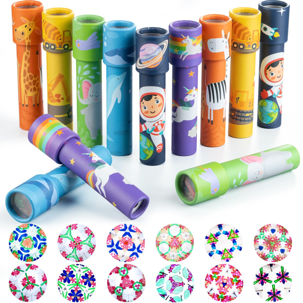iKeelo 12PCS Classic Kaleidoscope - Return Gifts for Kids Birthday Retro Educational Kaleidoscopes Toy Party Favor Gift Bag Filler School Car-image-OPC-PFDG7X2-NEW