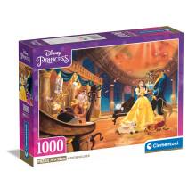 Clementoni Jigsaw Puzzle Disney The Belle and The Beast 1000 Pieces - Poster Included Puzzle for Adults 14-99 Years Gift for Men/Women Disney Princ