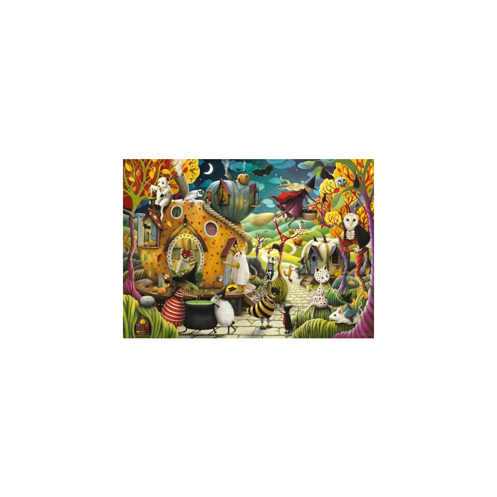 Happy Halloween Jigsaw Puzzles for Adults and Kids Age 12 Years Up - 1000 Pieces