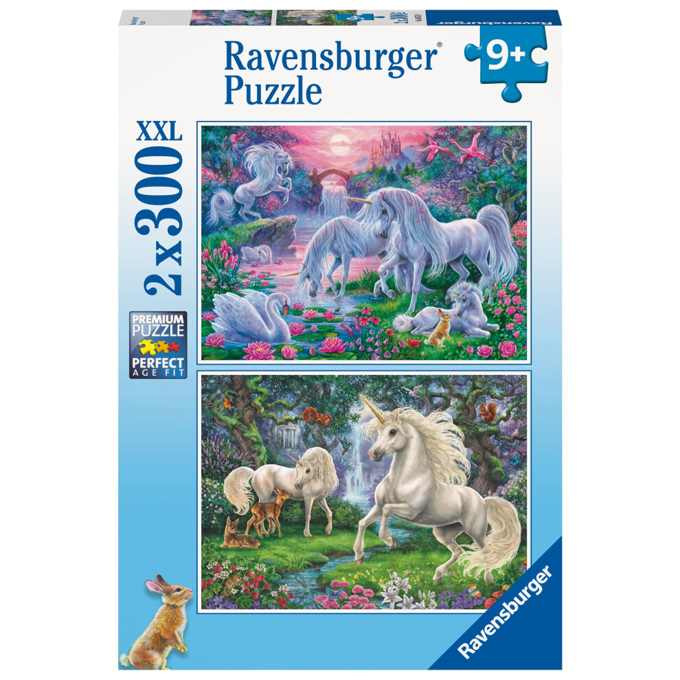 Unicorns Jigsaw Puzzles For Kids Age 9 Years - 2X 300 Pieces XXL [Amazon Exclusive]