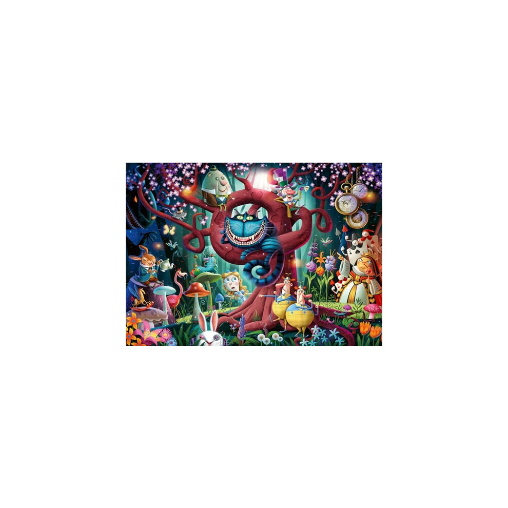 Almost Everyone is Mad - Alice in Wonderland Jigsaw Puzzles for Adults and Kids Age 12 Years Up - 1000 Pieces