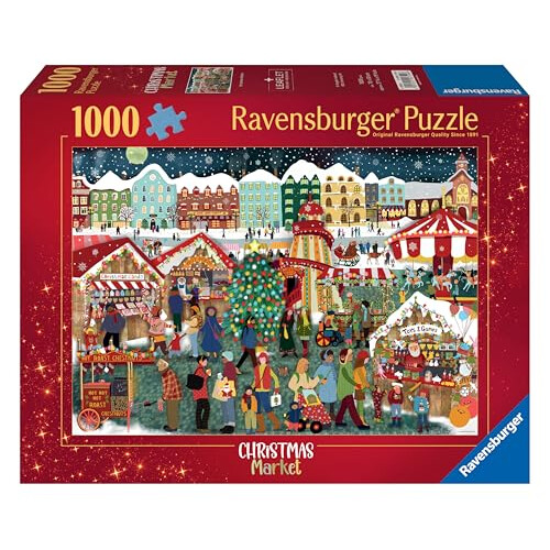 Ravensburger Puzzle Ravensburger Le marché de Noël 1000 pièces 1