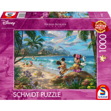 Puzzle - SCHMIDT SPIELE - DISNEY, Minnie e Mickey alle Hawaii - 1000 pezzi - Da 12 anni