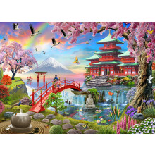 Zen Garden Jigsaw Puzzle 1000 brikker af Vermont Christmas Company