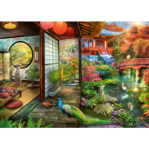 Ravensburger Puslespil 1000 Japansk Tehus