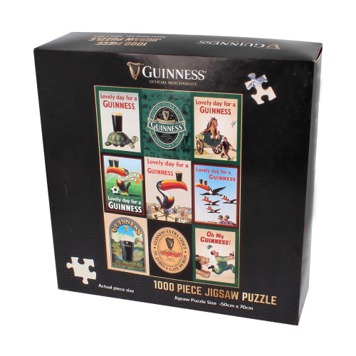 Guinness Official Merchandise 1000 Piece Jigsaw Puzzle - 50cm x 70cm 1