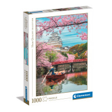 39819 Jigsaw Collection-Himeji Castle in Spring 1000 Pieces-Puzzle for Adults 14-99 Years, Gift for Men/Women, Landscape, Japan, Made in Italy,