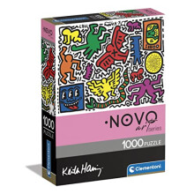Clementoni 39756 Keith Haring Moderne Museumssamling 1000-brikkers puslespil - Fremstillet i Italien til voksne