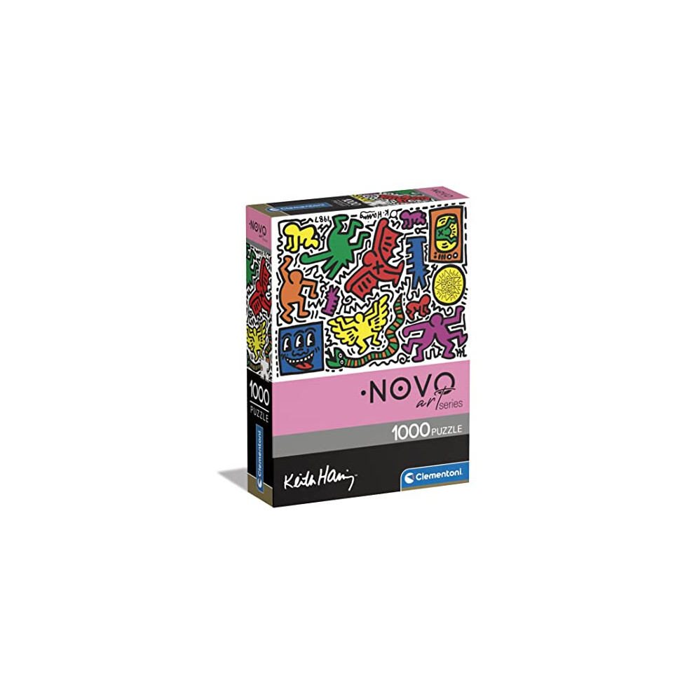 39756 Modern Museum Collection Keith Haring 1000 Pieces, Jigsaw Puzzle for Adults-Made in Italy