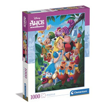 39673 Disney Alice in Wonderland-1000 Pieces-Adult Puzzles, Made in Italy, Multi-Coloured