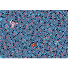 12001265 - Disney Stitch Challenge - 1000 pieces jigsaw puzzle – Puzzle for adults and kids age 14 years up, Stitch puzzle, gifts for Stitch fans