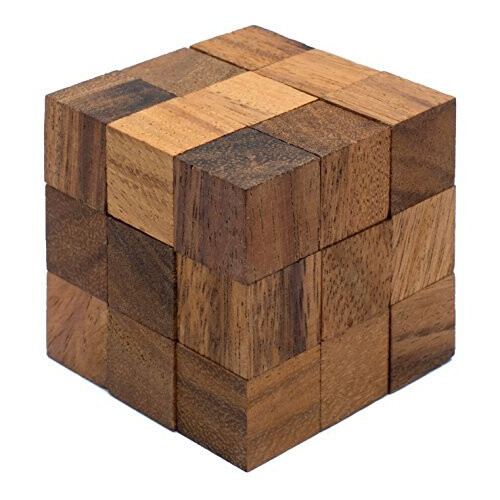Snake Cube: Ξύλινο 3D Παζλ για Ενήλικες, Εκπαιδευτικό Παιχνίδι Ικανότητας 2