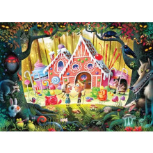 Ravensburger Dean Macadam Hansel e Gretel Attenti! Puzzle da 1000 Pezzi per Adulti - 12000415 - Finitura Artigianale, Made in Germany