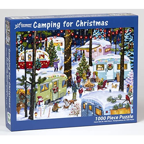 Camping for Christmas Jigsaw Puzzle 1000 Piece 1