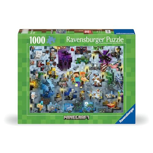 Ravensburger Puslespil 1000 Udfordring. Minecraft 1