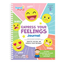 Learning Resources Express Your Feelings Journal, Activity Book for Kids to Recognise and Express Emotions and Feelings, Self-Regulate, Learn
