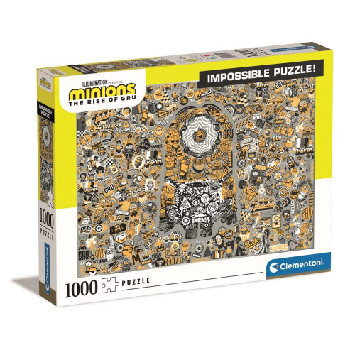 Clementoni 39554 Minions 2-1000pc Impossible Puzzle
