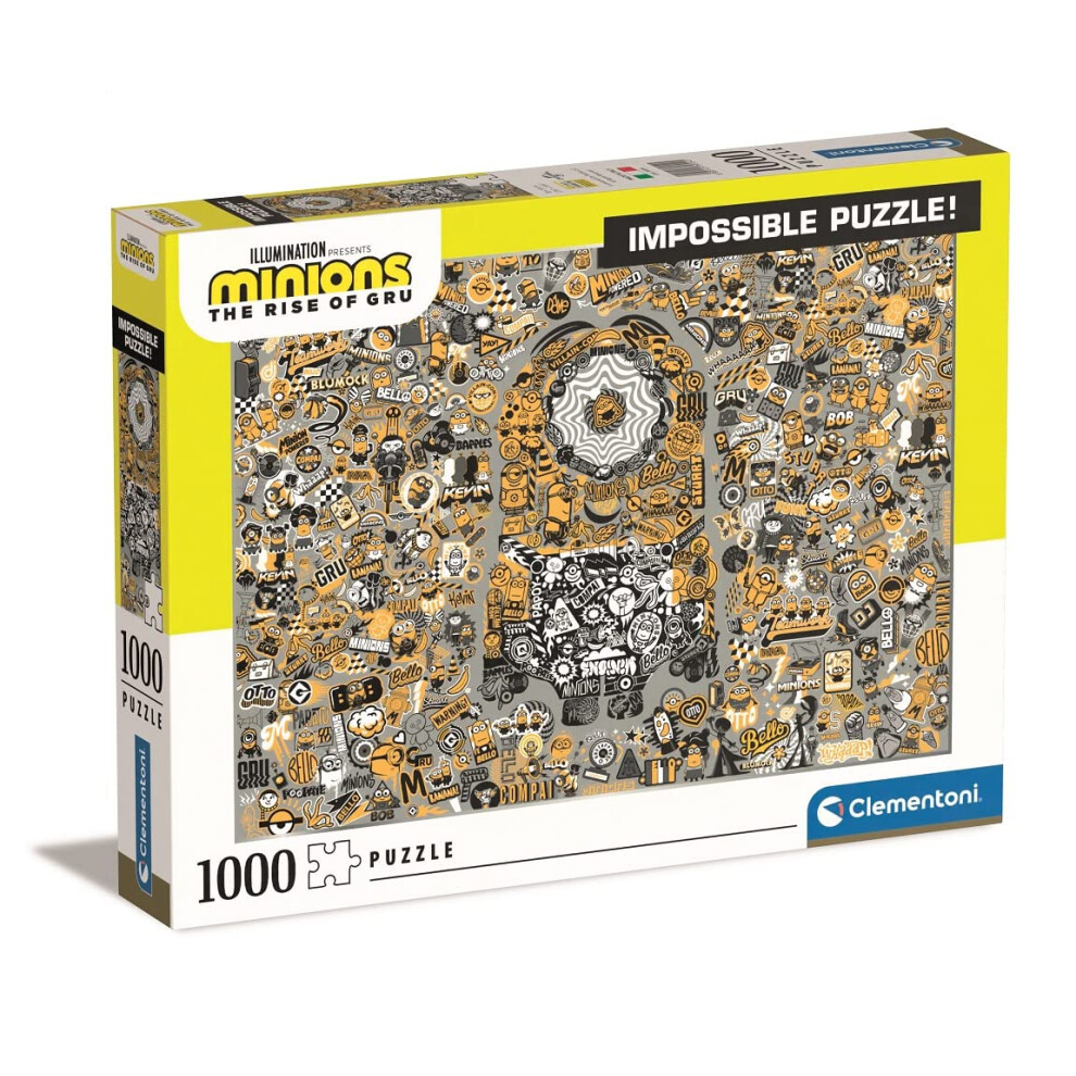 Clementoni 39554 Minions 2-1000Pc Impossible Puzzle