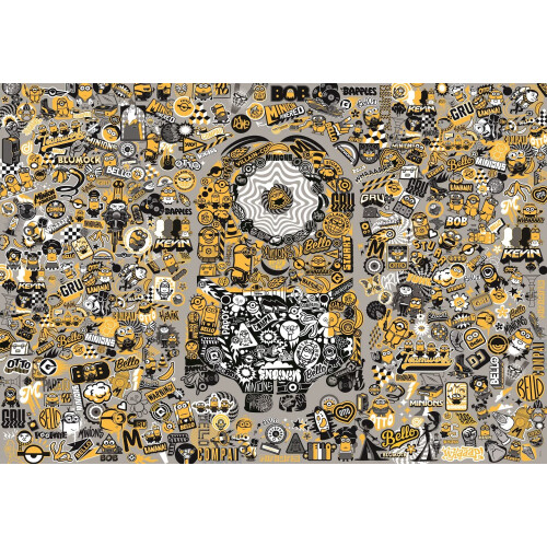 Clementoni 39554 Minions 2-1000pc Impossible Puzzle 1
