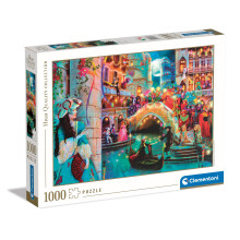 39827 Jigsaw Collection-Carnival Moon 1000 Pieces-Puzzle for Adults 14-99 Years, Gift for Men/Women, Landscape, Made in Italy, Multicolor