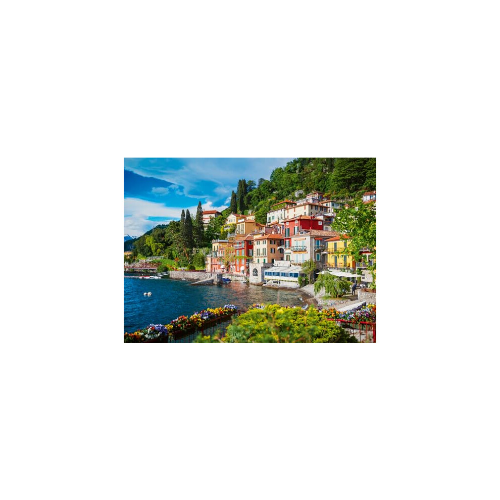 12000201 - Lake Como, Italy - 500 pieces jigsaw puzzle â Puzzle for adults and kids age 12 years up, nature puzzle, landscape jigsaw