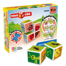 121, Magicube Insects - Building Game with Magnetic Cubes, 4 Cubes