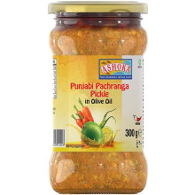 (Pack of 1) Ashoka Olive Oil Punjabi Pachranga Mix Pickle,300g
