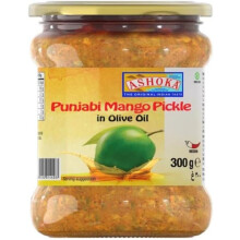 (Pack of 1) Ashoka Olive Oil Punjabi Mango Pickles Tangy, 300g