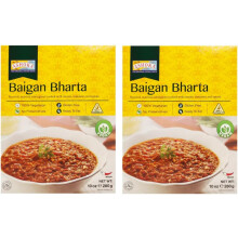 (Pack of 2) Ashoka ReadyEat Baigan Bharta Eggplant Curry, 280g