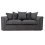 (Grey, 3 Seater) Byron Dundee Chenille Fabric Corner Sofa Range 1