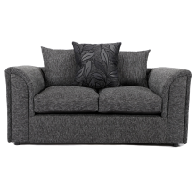 (Grey, 2 Seater) Byron Dundee Chenille Fabric Corner Sofa Range