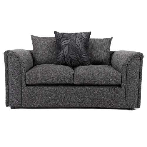 (Grey, 2 Seater) Byron Dundee Chenille Fabric Corner Sofa Range