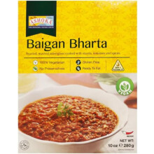 (Pack of 1) Ashoka ReadyEat Baigan Bharta Eggplant Curry, 280g