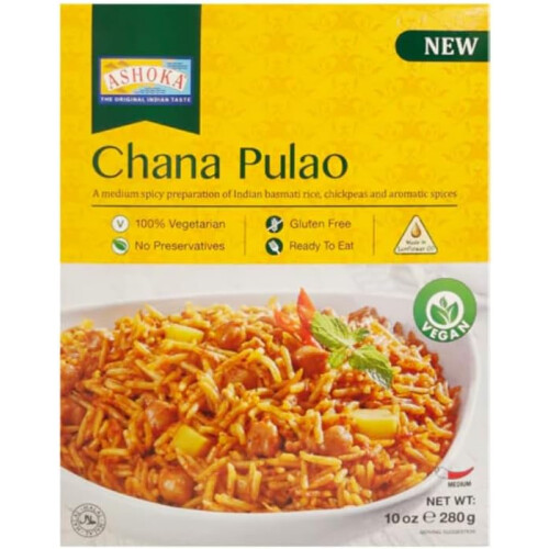 (Pack of 1) Ashoka Ready ToEat Chana Pulao Chickpea Rice, 280g on OnBuy